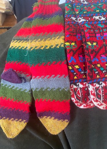 Renkli Desenli Erkek Çorapları - Görsel 2