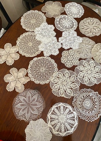 Bohem Tarzda El İşi Dantel Örtüler - Görsel 2