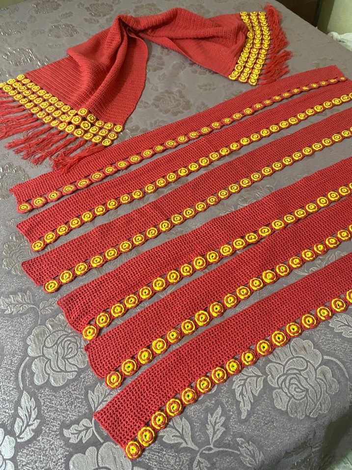 Bohem Tarz Runner ve raf örtüleri - Görsel 3