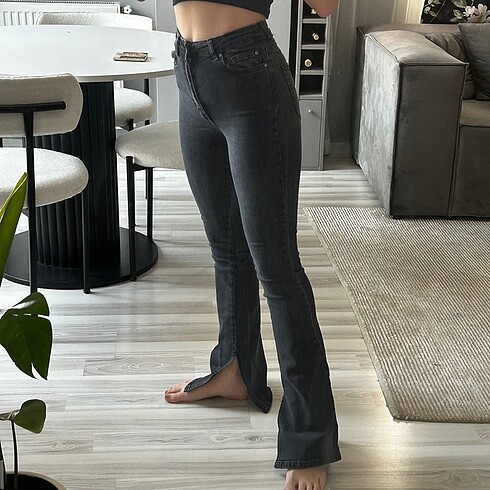 Trendyol & Milla Siyah Kot Pantalon