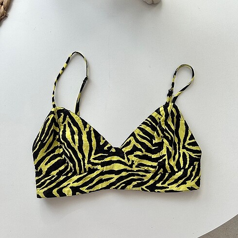 Zebra Desenli Büstiyer