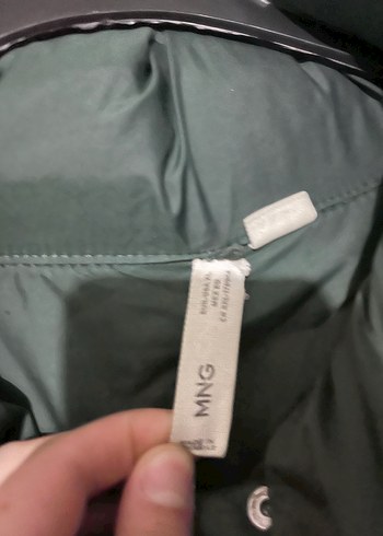 Kadın Yeşil Yumuşak Dokulu Kapitone Mont - Görsel 5