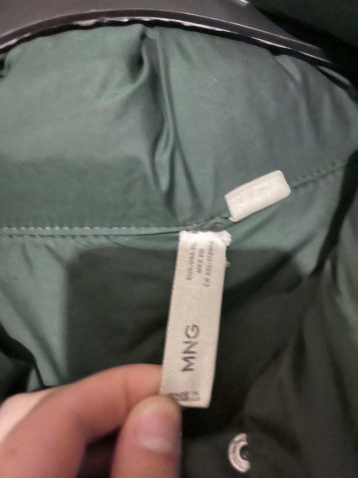 Kadın Yeşil Yumuşak Dokulu Kapitone Mont - Görsel 5