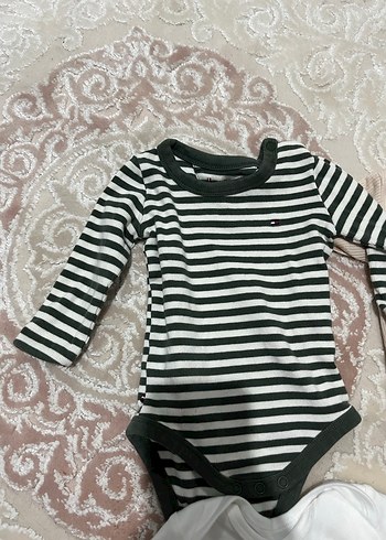 Beyaz Uzun Kollu Pamuklu Bebek Body - Görsel 2