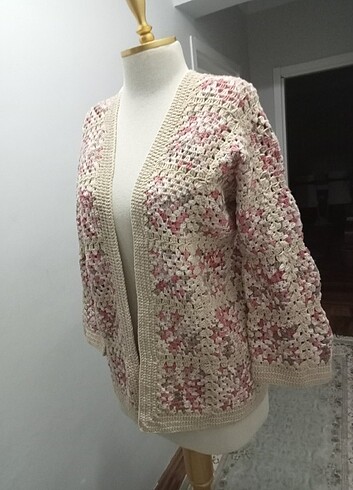Motifli hırka 