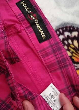 Dolce & Gabbana Pembe çizgili pantolon