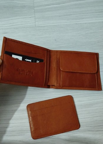 Taba Deri Kartlıklı Erkek Cüzdanı - Görsel 3