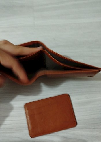 Taba Deri Kartlıklı Erkek Cüzdanı - Görsel 4