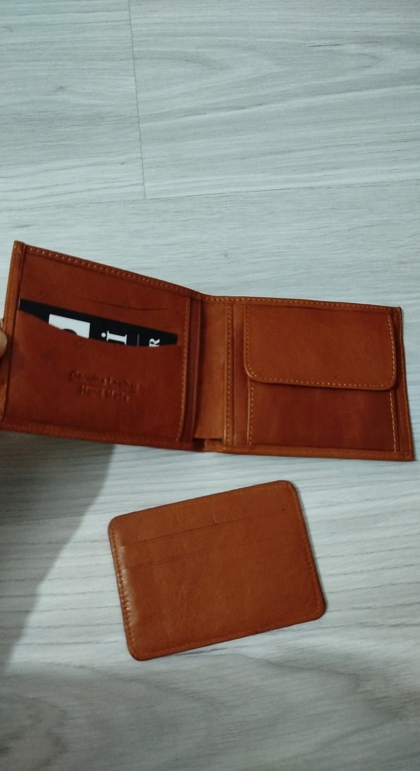 Taba Deri Kartlıklı Erkek Cüzdanı - Görsel 3