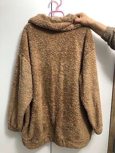 s Beden camel Renk Peluş hırka