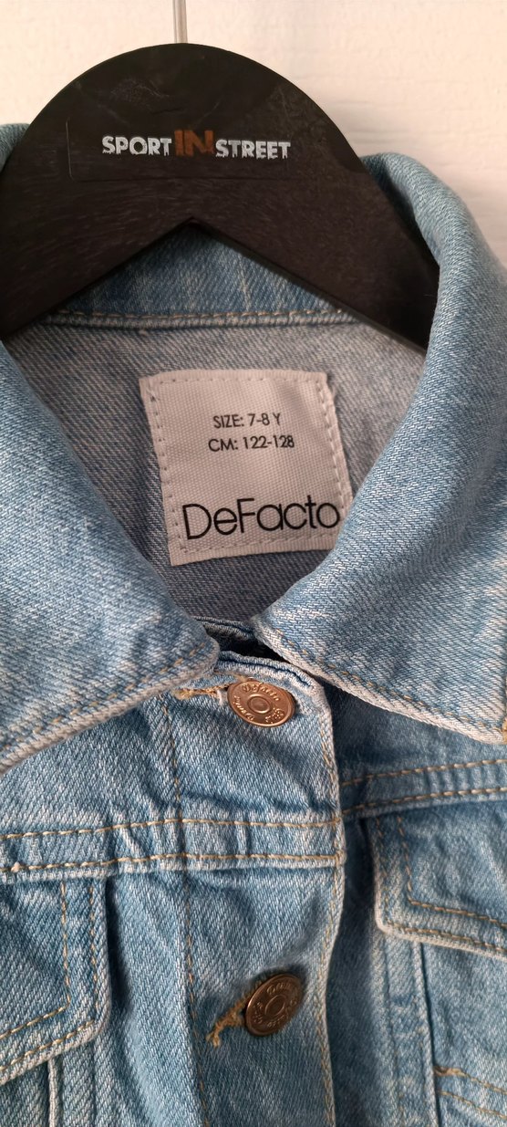 Mavi Kız Çocuk Ceket Düğmeli - Görsel 4