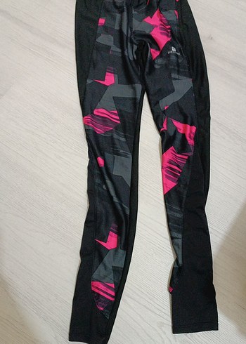Pembe Desenli Spor Tayt