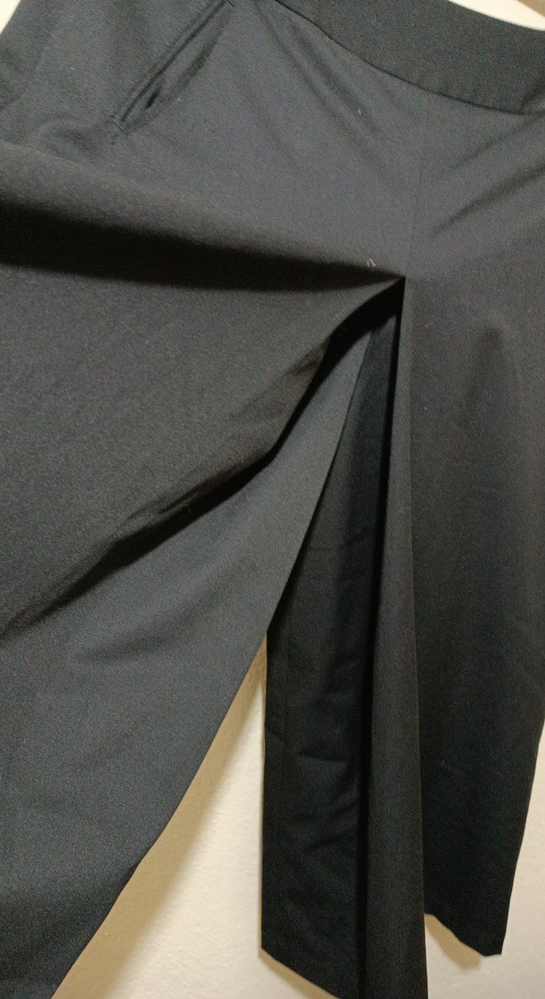 Siyah Midi Pilili Hamile Eteği - Görsel 5