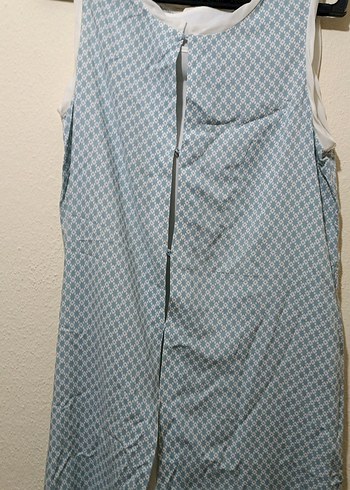 Drapeli Mavi Midi Hamile Eteği - Görsel 3