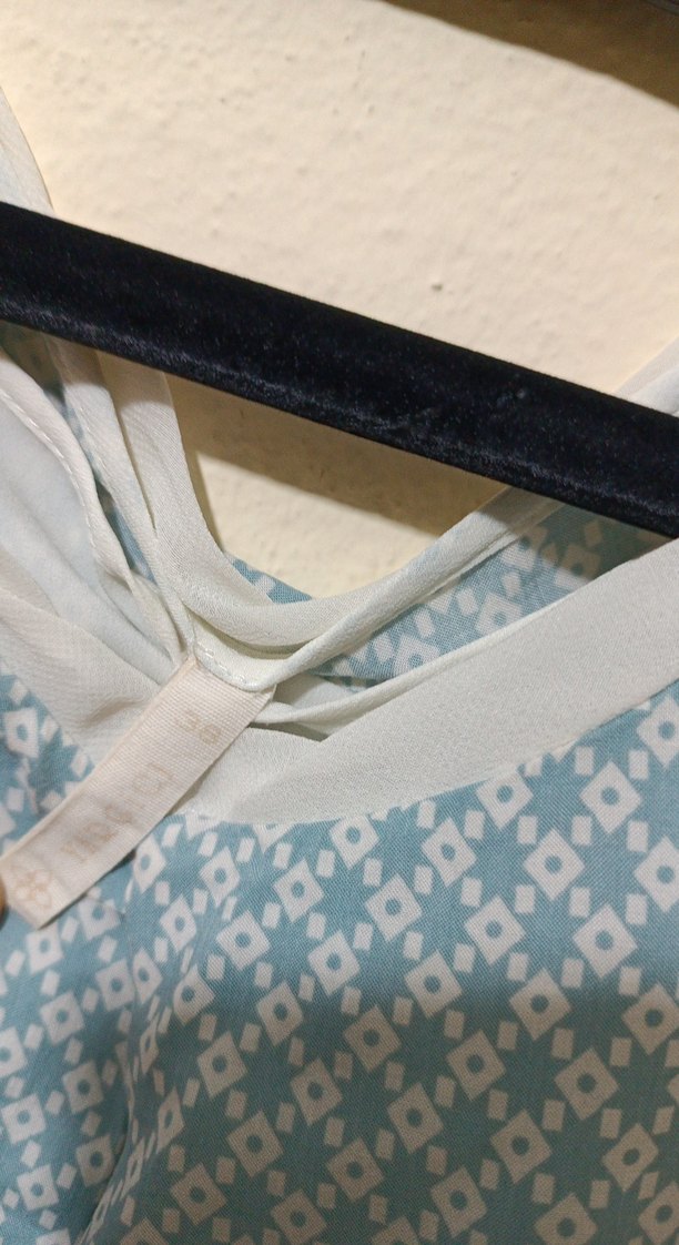 Drapeli Mavi Midi Hamile Eteği - Görsel 4