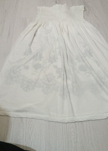 Nakışlı Uzun Bohem elbise - Görsel 4