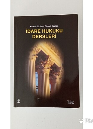 İdare Hukuku Dersleri. Çok temiz yarı fiyat