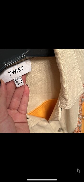 m Beden Twist ceket