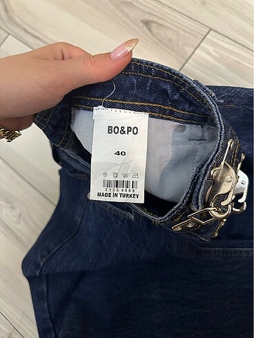 l Beden mavi Renk Bo&Po jean