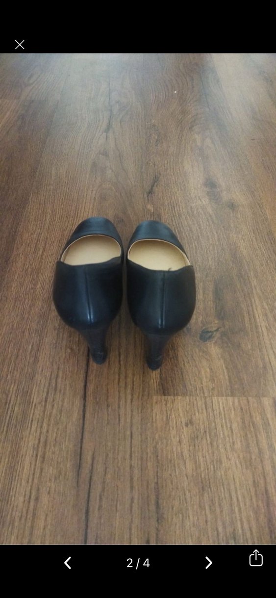 Klasik Siyah Kadın Topuklu Ayakkabı - Görsel 2