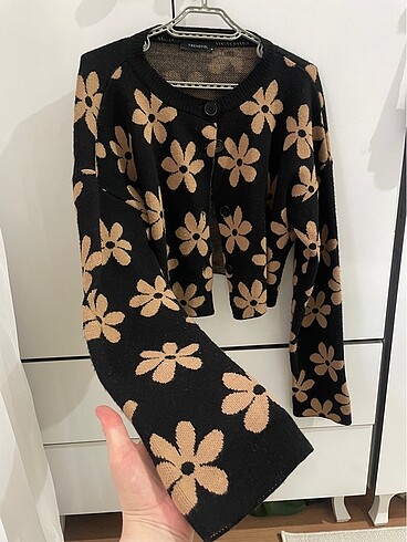 Crop hırka