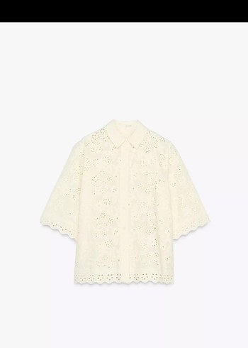 Zara FİSTO İŞLEMELİ GÖMLEK ZW KOLEKSİYON ZARA