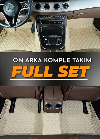 VOLVO XC 90 MODEL ARABA HAVUZLU DERİ PASPAS TAKIMI