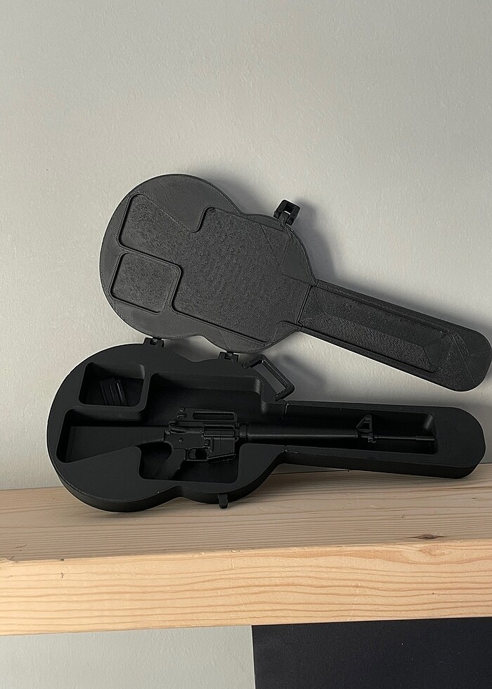 3d Minimal Gitar Çantalı M4A1 - Görsel 2