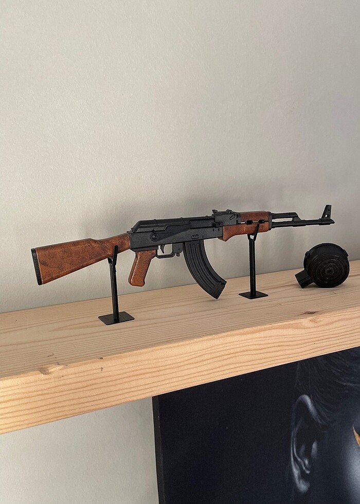 3D Minimal Ak-47 Keleş - Görsel 2