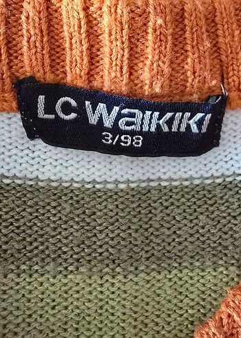 Erkek Çocuk Çizgili Örgü Kazak - Görsel 2