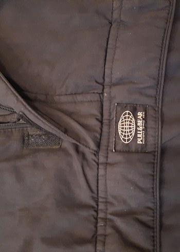 pull and bear fermuarlı mont - Görsel 4