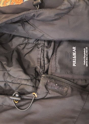 pull and bear fermuarlı mont - Görsel 3