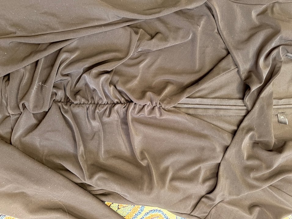 Uzun Siyah Drapeli alttan bağlamalı - Görsel 2