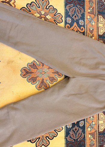 Kadın gri Bol Kesim eşofman - Görsel 4