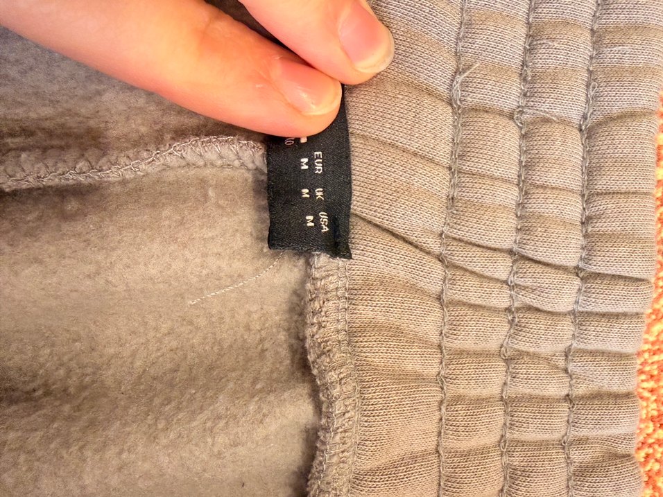 Kadın gri Bol Kesim eşofman - Görsel 3