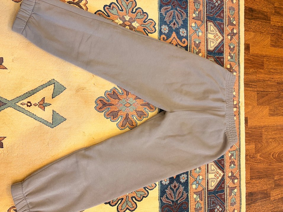 Kadın gri Bol Kesim eşofman - Görsel 4