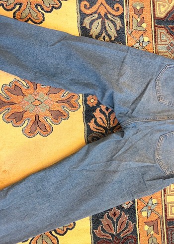 Kadın Mavi Denim Pantolon - Görsel 3