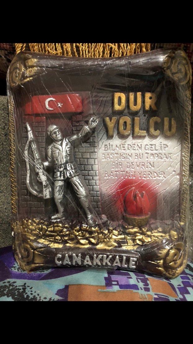 Çanakkale Temalı - Dur Yolcu duvar süsü hediyelik - Görsel 3