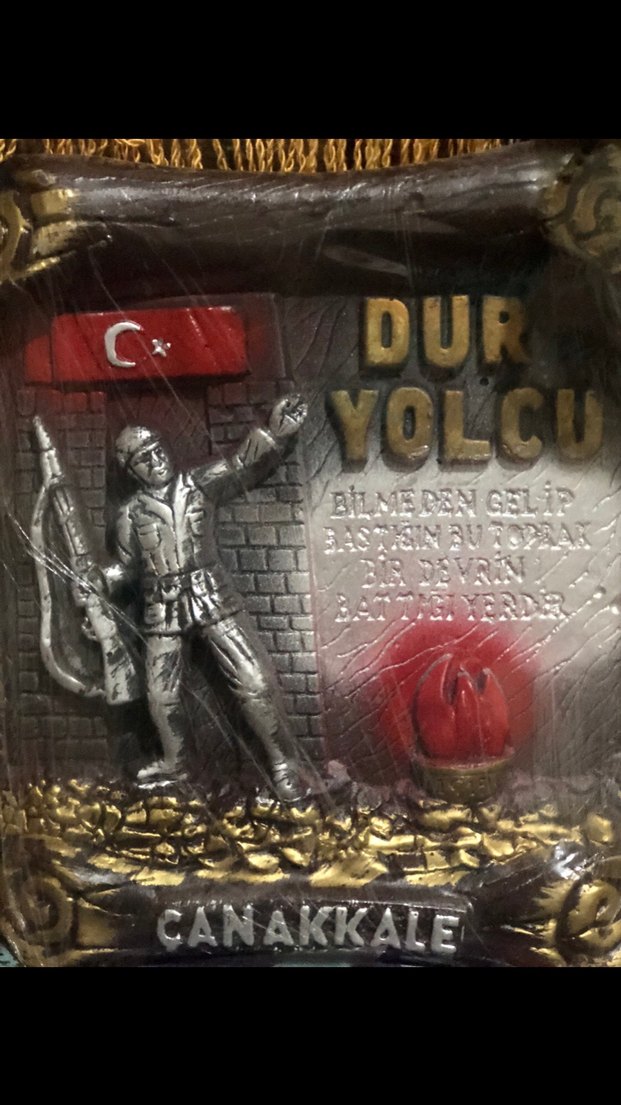 Çanakkale Temalı - Dur Yolcu duvar süsü hediyelik - Görsel 4