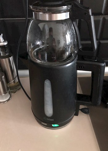 Siyah Kiwi Elektrikli çaycı (çay makinası) - Görsel 3