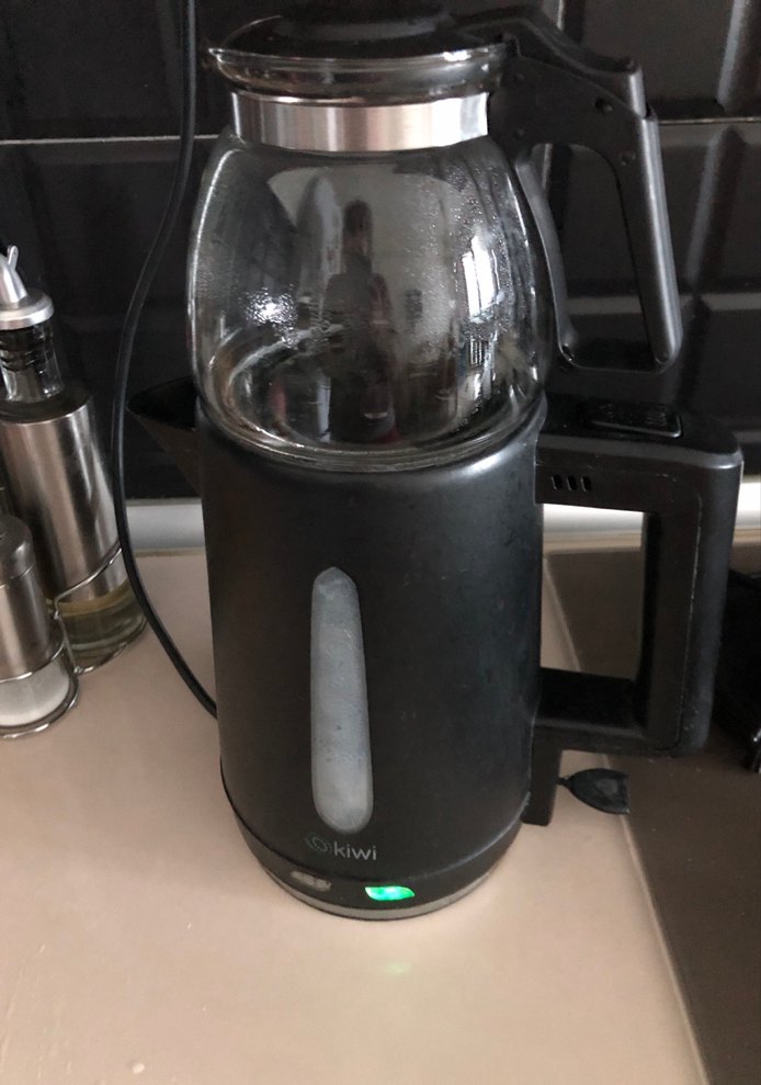 Siyah Kiwi Elektrikli çaycı (çay makinası) - Görsel 3