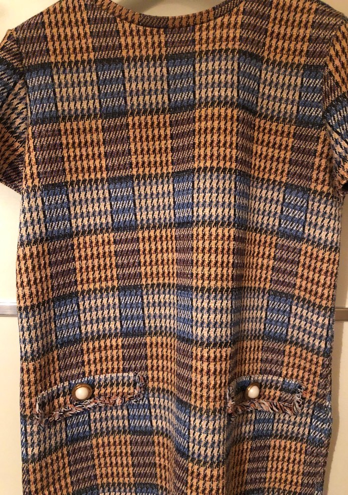 Ekose Midi kışlık Kadın Elbise - Görsel 2