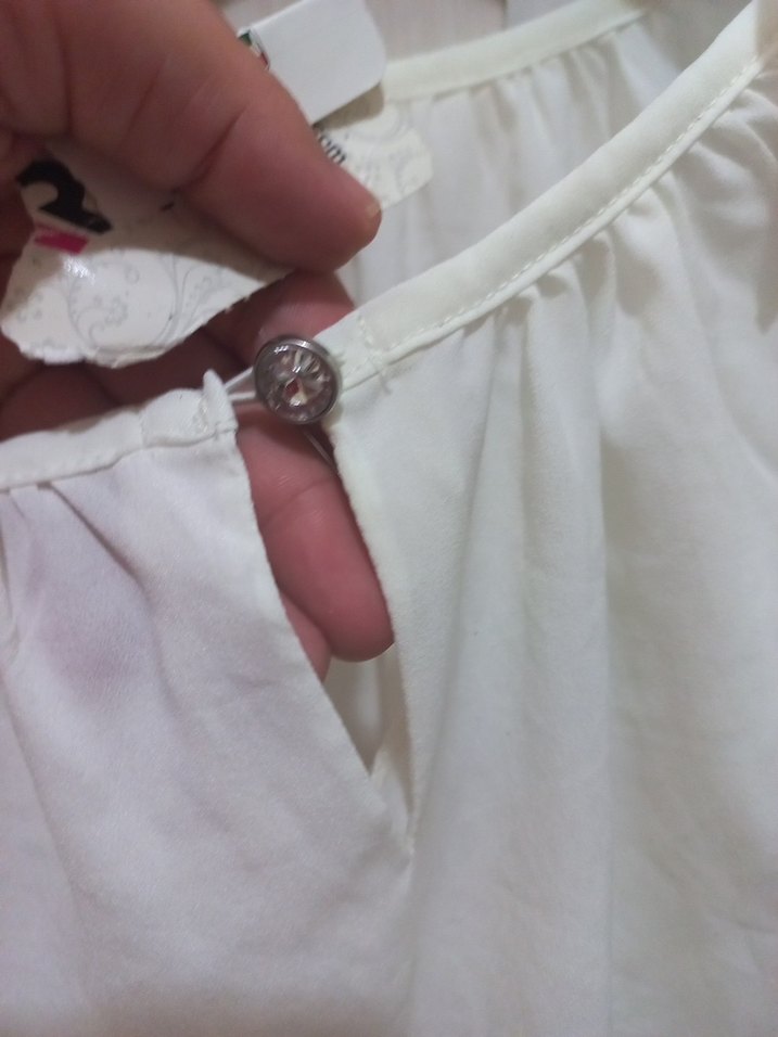 taşlı bluz - Görsel 5