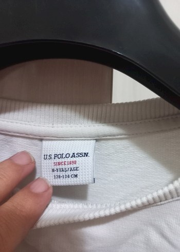 Kız Çocuk Beyaz Kelebek Desenli Sweatshirt - Görsel 4