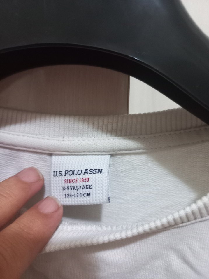 Kız Çocuk Beyaz Kelebek Desenli Sweatshirt - Görsel 4