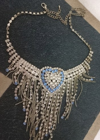 taşlı kolye - Görsel 2