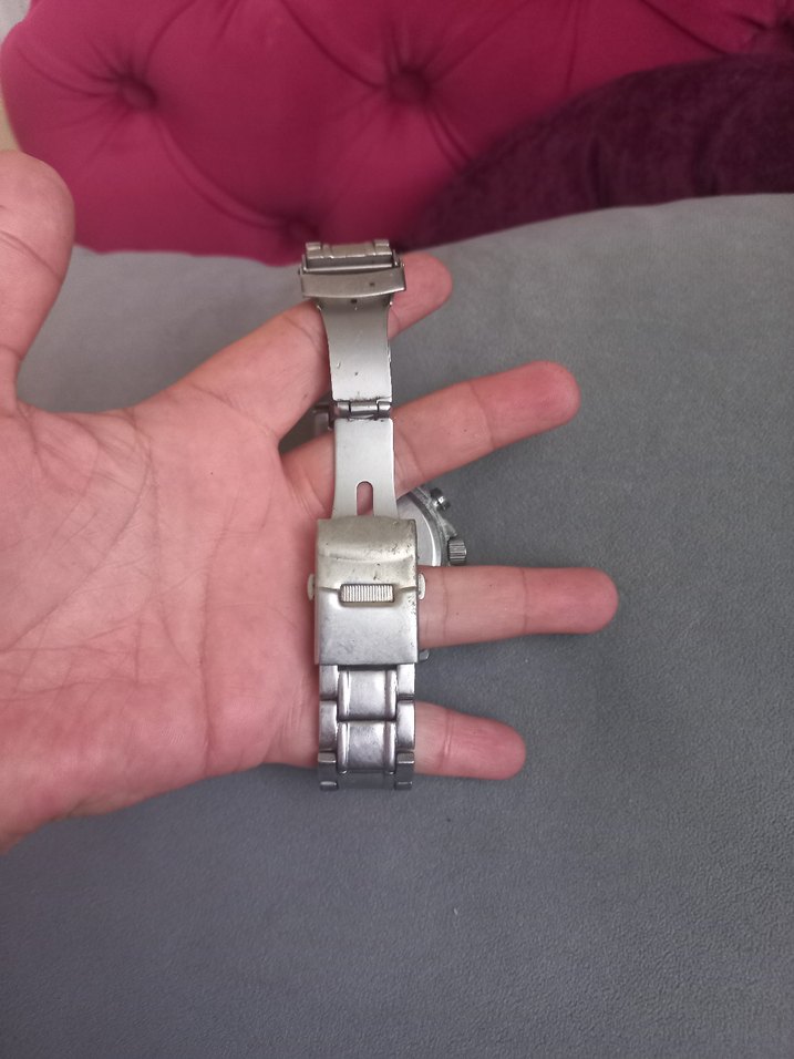 Gri Biker Tarzı Erkek Kol Saati - Görsel 4