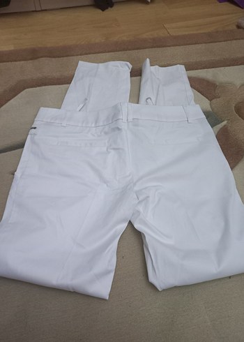 BeyazKadın Kumaş Pantolon - Görsel 5