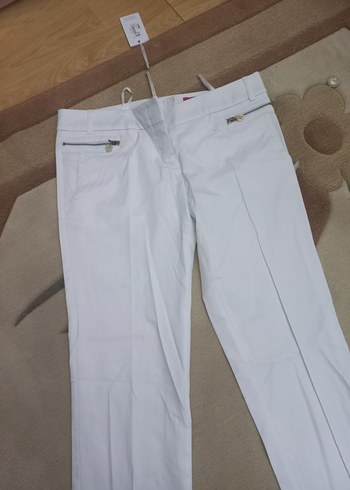 BeyazKadın Kumaş Pantolon - Görsel 2