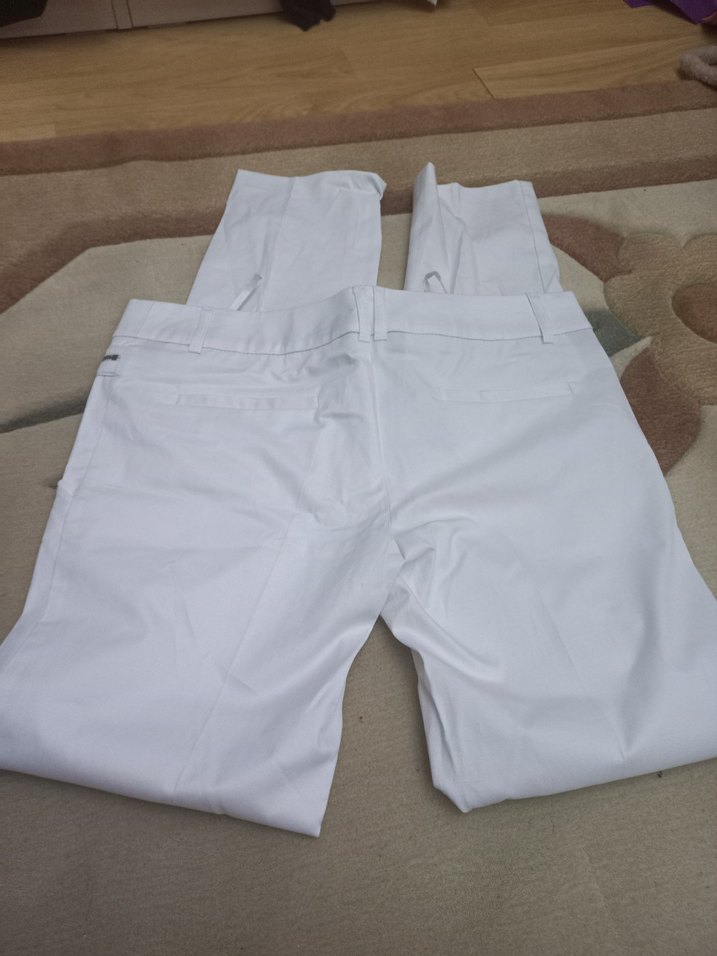 BeyazKadın Kumaş Pantolon - Görsel 5